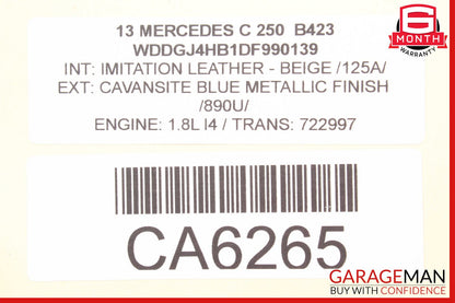 08-15 Mercedes W204 C250 C350 Power Steering Pump Reservoir Tank 0004602983