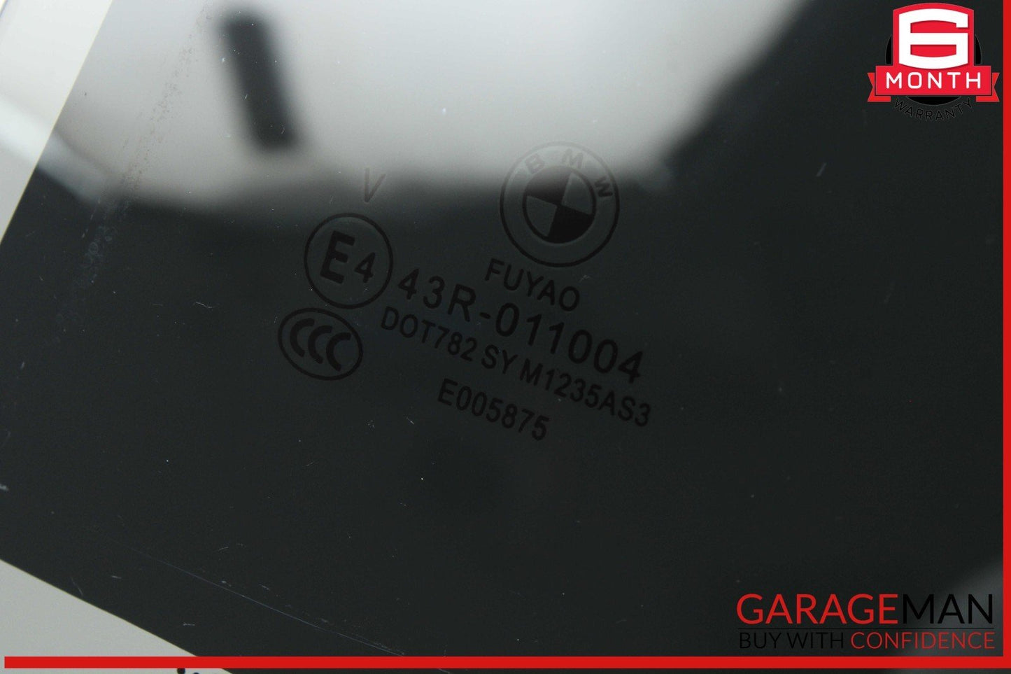 16-22 BMW X1 Rear Left Driver Side Door Window Glass 7388869 OEM