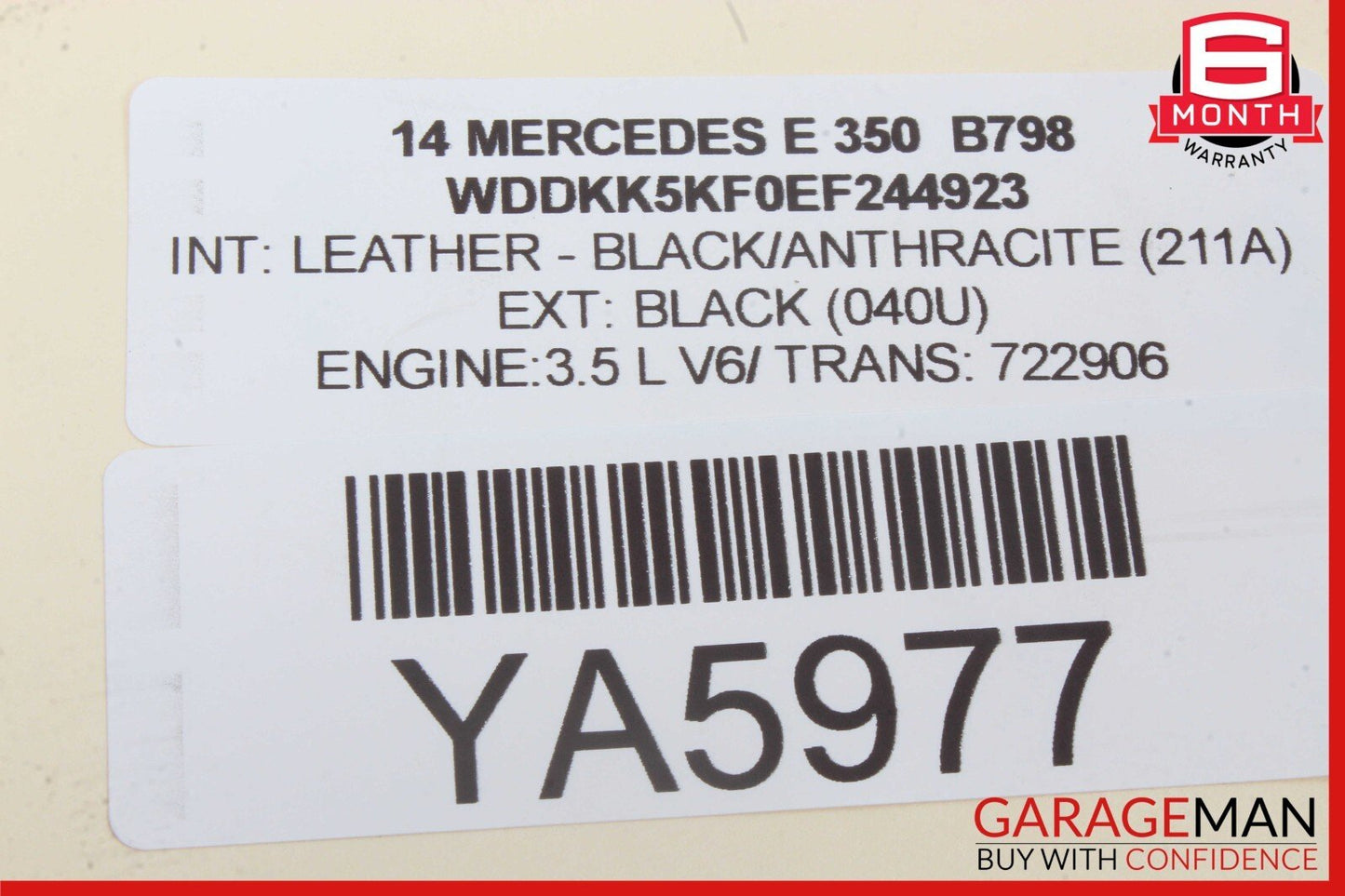 08-18 Mercedes W207 E350 C300 Rear Right or Left Side Door Audio Speaker OEM