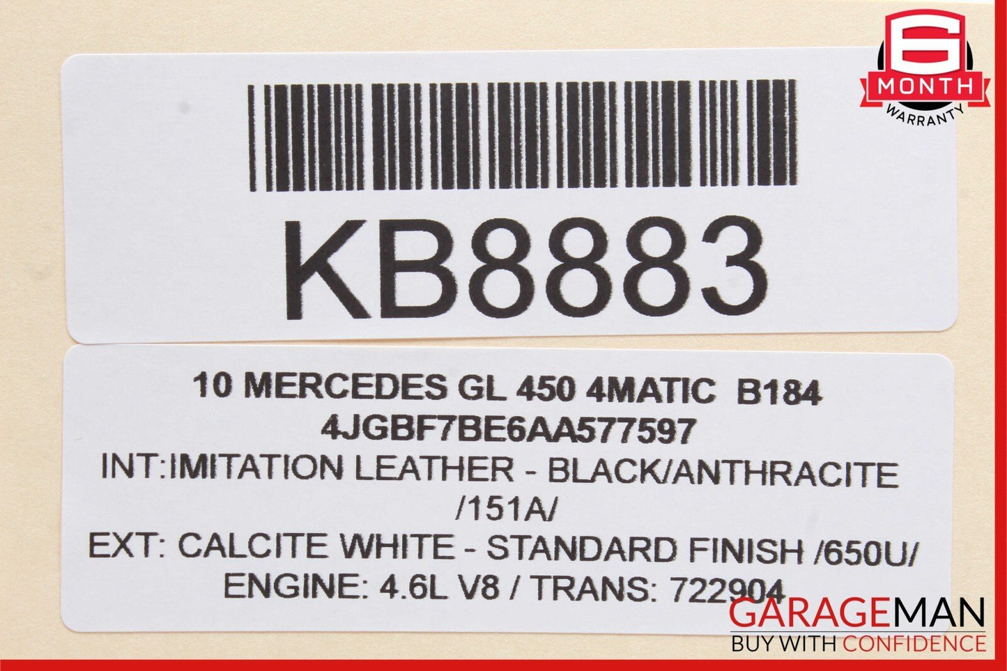 07-16 Mercedes X164 GL450 GL550 Third Seat Row Power Folding Control Module OEM