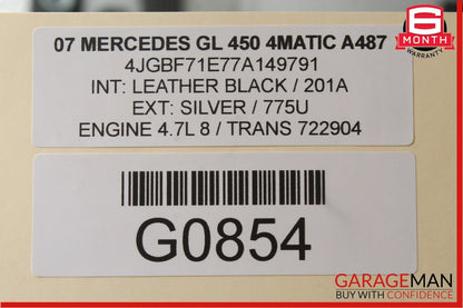 06-12 Mercedes X164 GL450 Radio 6 Disk CD Changer Player OEM