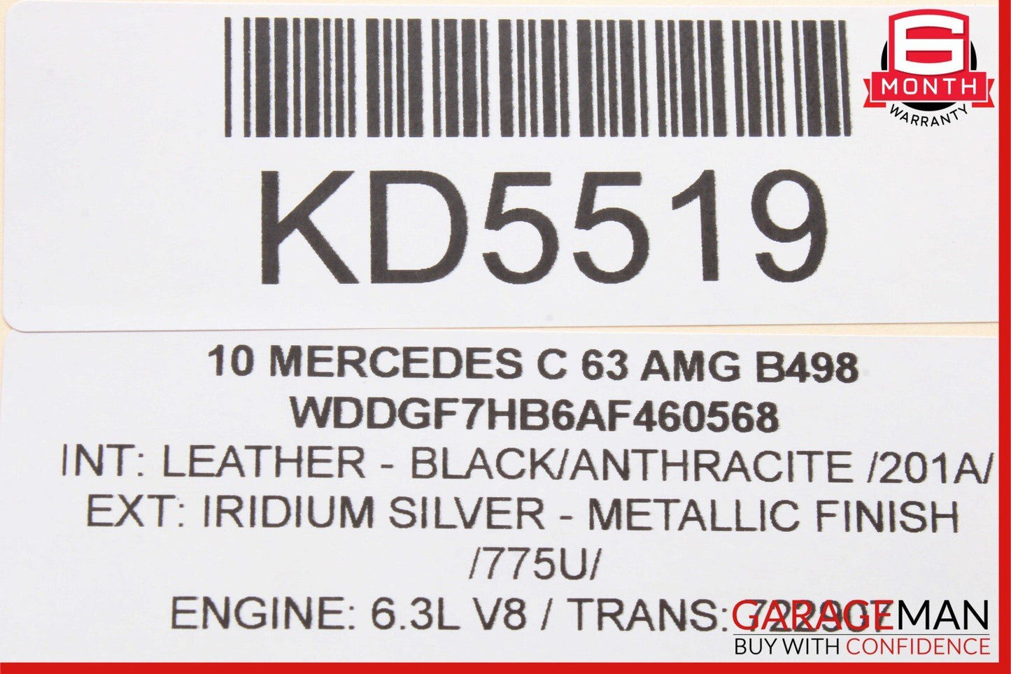 08-16 Mercedes W204 C250 C63 Front Right Side Door Window Regulator Motor Unit
