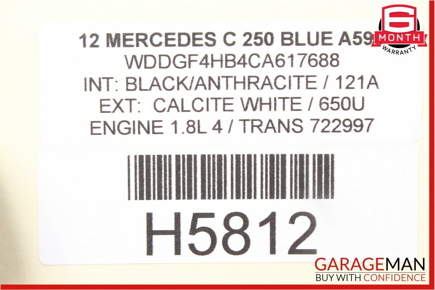 08-15 Mercedes C250 C63 AMG Front Right Passenger Side Door Control Module Unit
