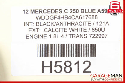 08-15 Mercedes C250 C63 AMG Front Right Passenger Side Door Control Module Unit