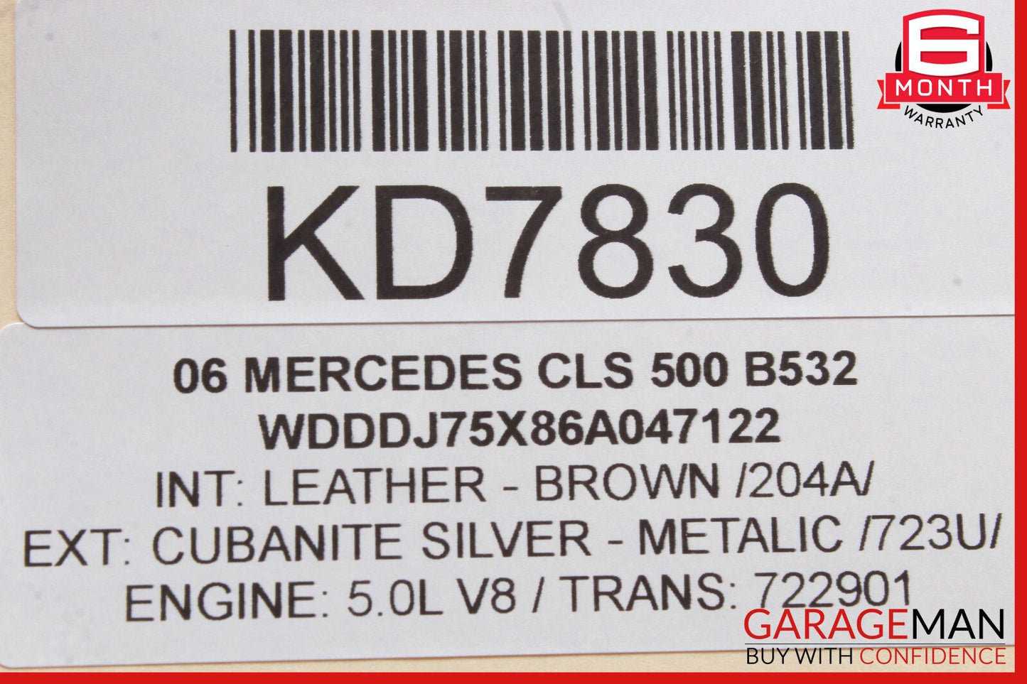 06-11 Mercedes W219 CLS550 CLS350 Rear Left Door Control Module 2198200226 OEM