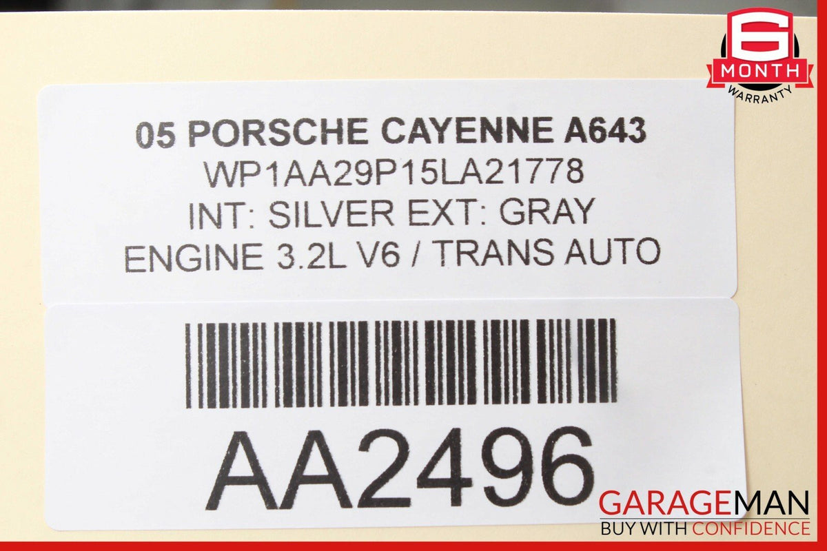 03-06 Porsche Cayenne 955 Rear Left & Right Shock Absorber Strut Spring Set of 2