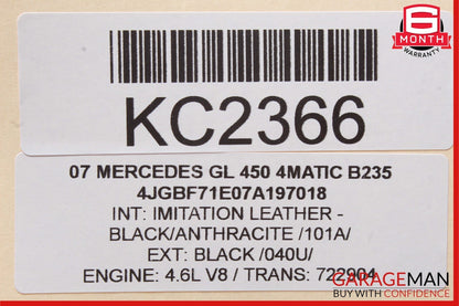 06-08 Mercedes GL450 ML550 Speedometer Odometer Instrument Cluster Gauge