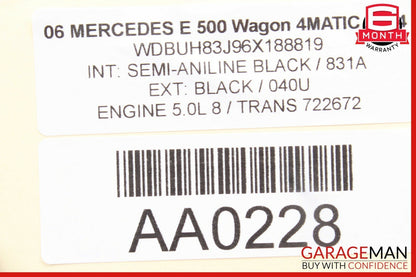 03-06 Mercedes W211 E350 E500 E55 AMG Rear Left Side Door Control Module OEM