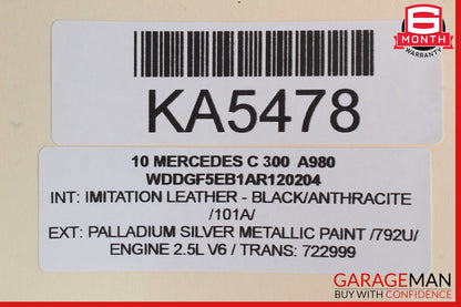 08-11 Mercedes W204 C300 Rear Right Passenger Side Door Sound Speaker OEM
