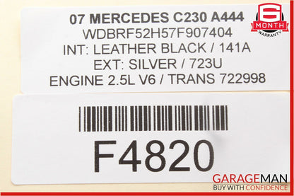 05-07 Mercedes W203 C230 Dashboard Door Lock Hazard Light Control Switch Walnut