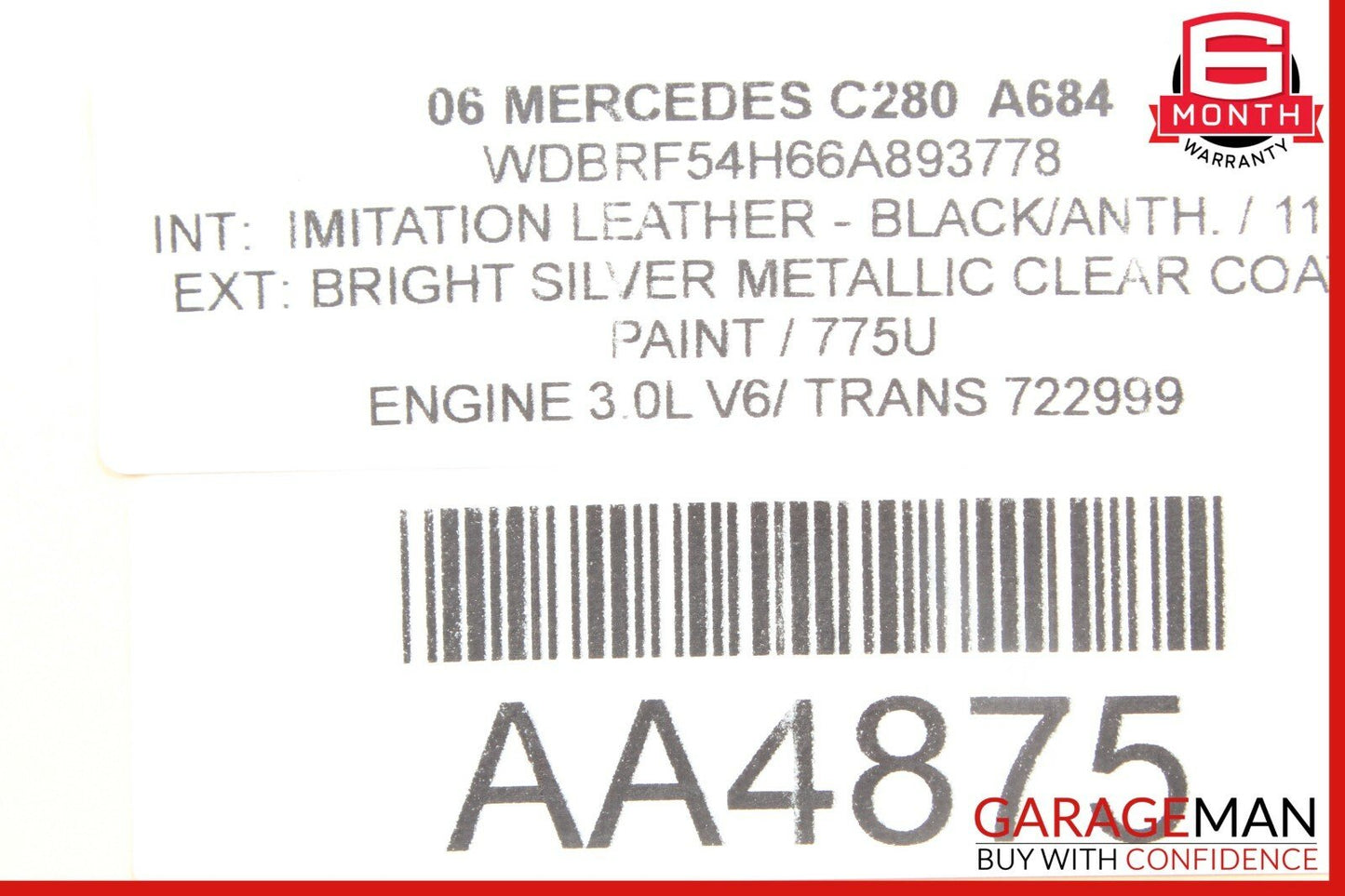 01-07 Mercedes W203 C280 C320 C55 AMG Rear Left Side Door Controller Module Unit