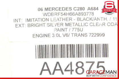 01-07 Mercedes W203 C280 C320 C55 AMG Rear Left Side Door Controller Module Unit