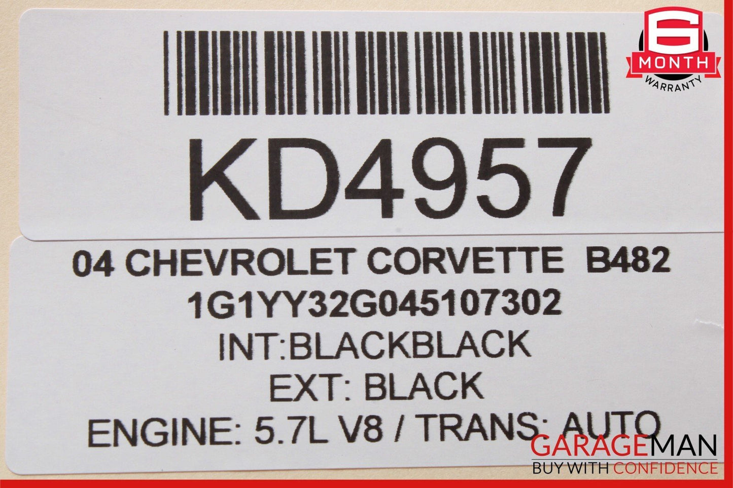 97-04 Chevrolet Corvette Front Left Driver Side Upper Control Arm OEM