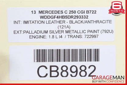 08-18 Mercedes W204 C250 Rear Right / Left Side Suspension Upper Control Arm OEM