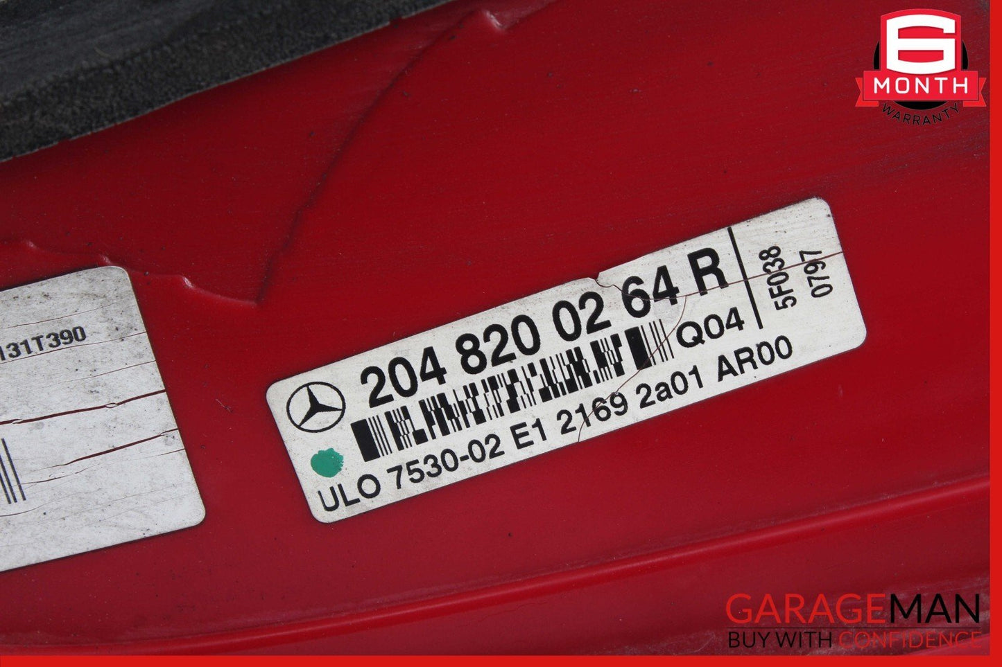 08-11 Mercedes W204 C300 C250 C63 AMG Sedan Rear Right Taillight Tail Light Lamp