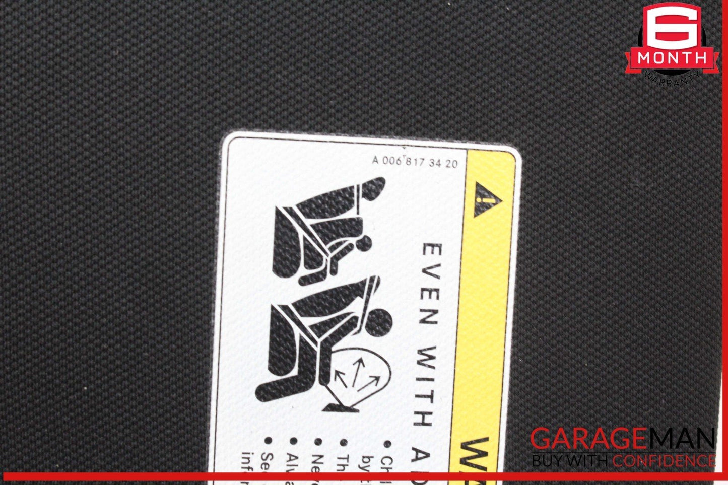 14-17 Mercedes W222 S550 Front Right Passenger Side Sunvisor Sun Visor Black OEM