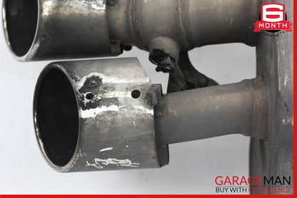 14-17 Maserati Ghibli Rear Left Driver Side Exhaust Muffler Dual Tip OEM