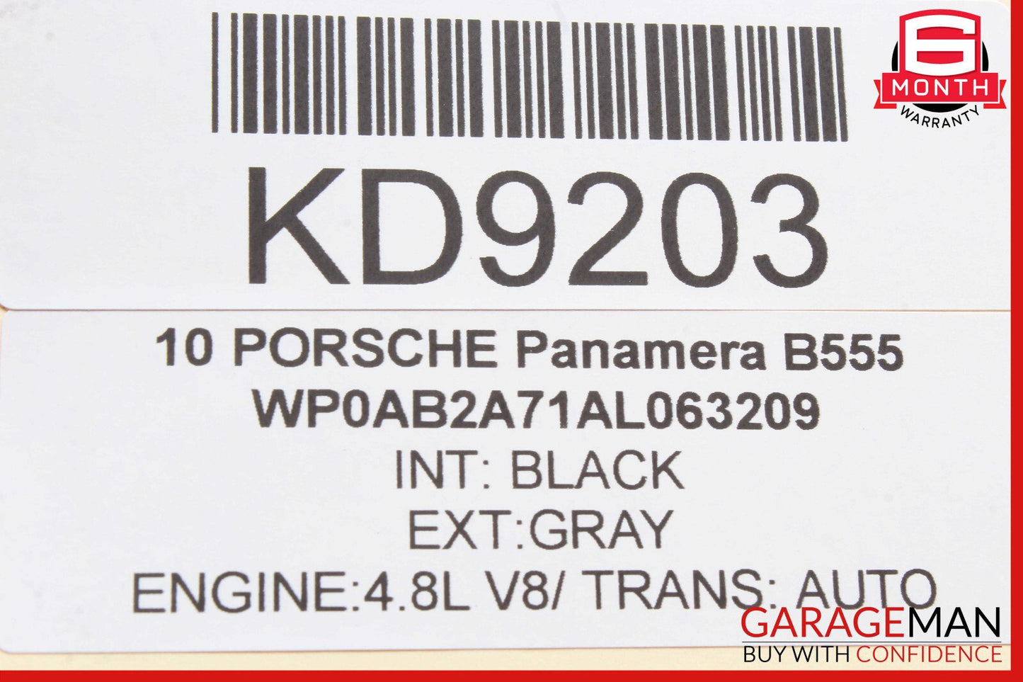 10-15 Porsche Panamera 970 Rear Left Center Console A/C AC Air Vent Trim OEM