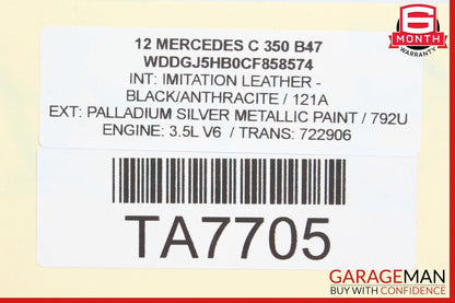 08-11 Mercedes W204 C350 Trunk Lid Latch Lock Actuator w/ Cylinder Mechanism OEM