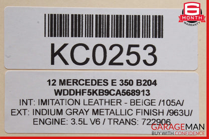 12-15 Mercedes C300 GLK350 E350 3.5 ECU ECM Engine Control Module Flashed