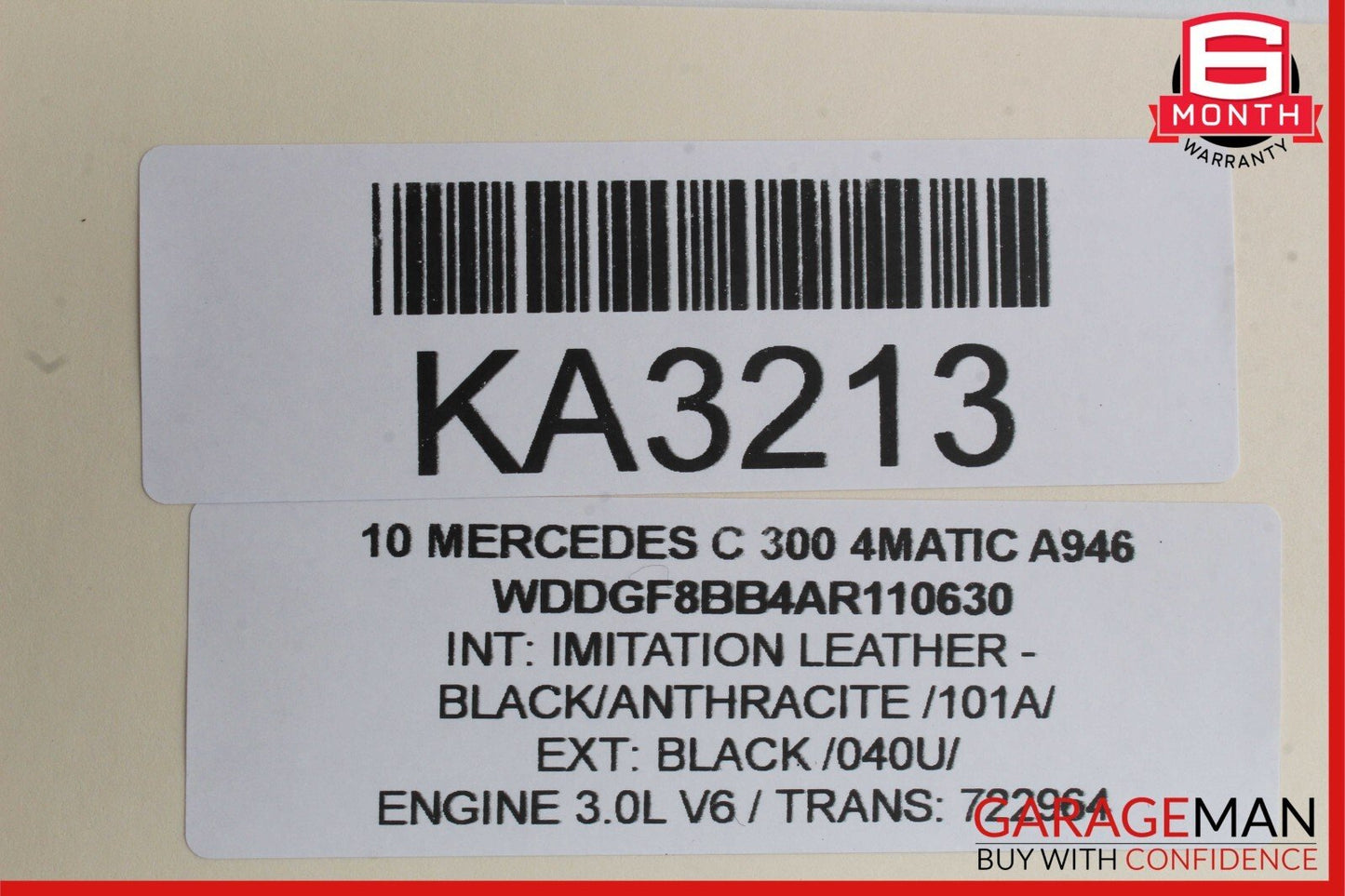 08-14 Mercedes W204 C300 C250 Sedan Front Left Side Door Window Regulator Motor