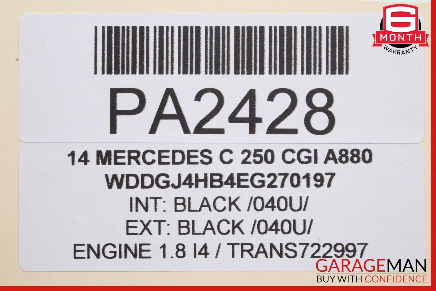 08-14 Mercedes W204 C250 C300 C350 Headlight Fog Light Switch Control Module OEM