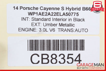 11-18 Porsche Cayenne 958 Hybrid S Rear Right or Left Side Axle CV Shaft OEM