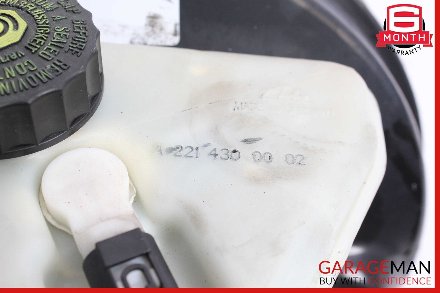07-09 Mercedes-Benz S550 W221 Power Brake Booster Master Cylinder 2214300030
