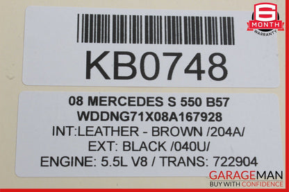 07-14 Mercedes W221 S550 C300 CL550 Sirius Satellite Radio Module Receiver OEM