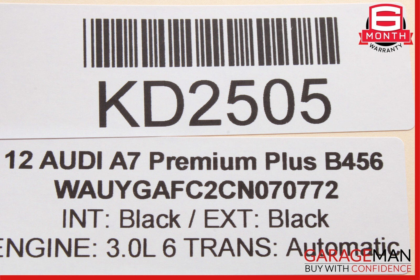 12-17 Audi A7 Rear Console Heated Seat Heat Control Switch OEM