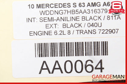 10-13 Mercedes W221 S63 Front Right Door Control Module 2219007601 OEM