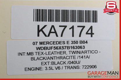 03-09 Mercedes W211 E350 E320 E550 Front Right Side Door Control Module Unit