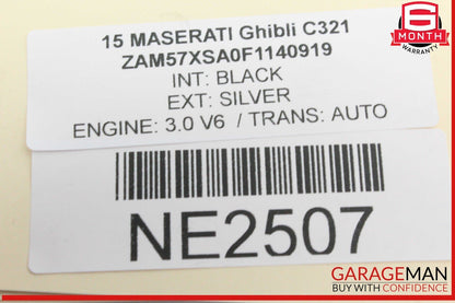 14-18 Maserati Ghibli M157 Levante M161 Engine Air Intake Filter Right Side OEM