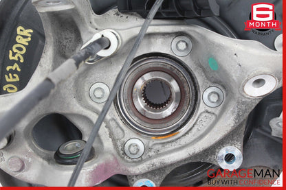 10-18 Mercedes W212 E350 Rear Right Side Spindle Knuckle Hub w/ Rotor Disc OEM