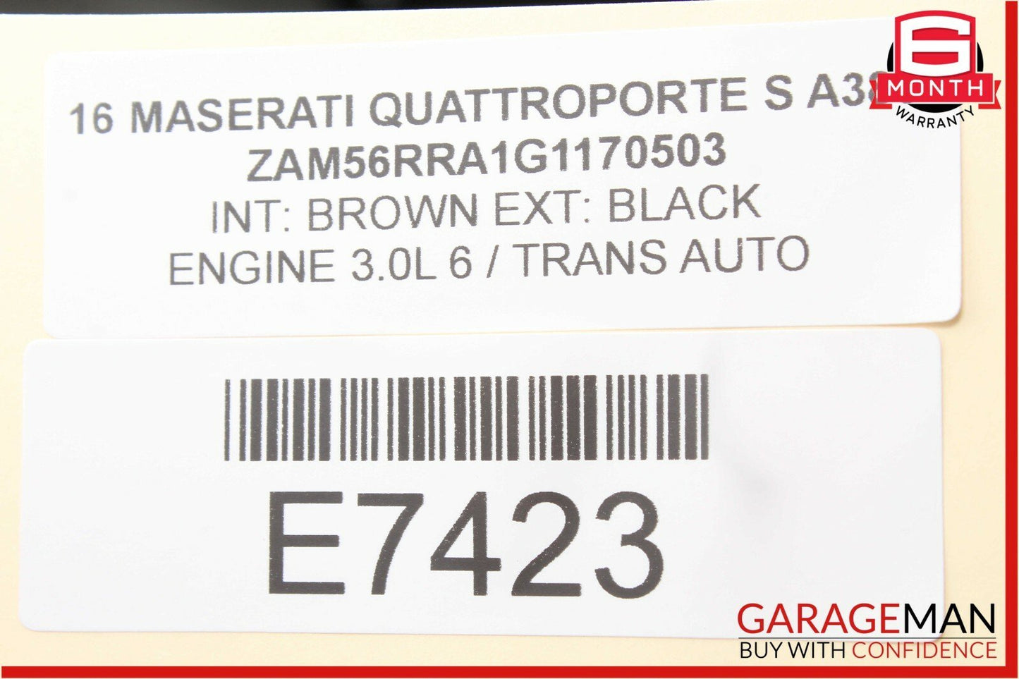 14-18 Maserati Quattroporte Front Right Seatbelt Seat Belt Retractor Assembly