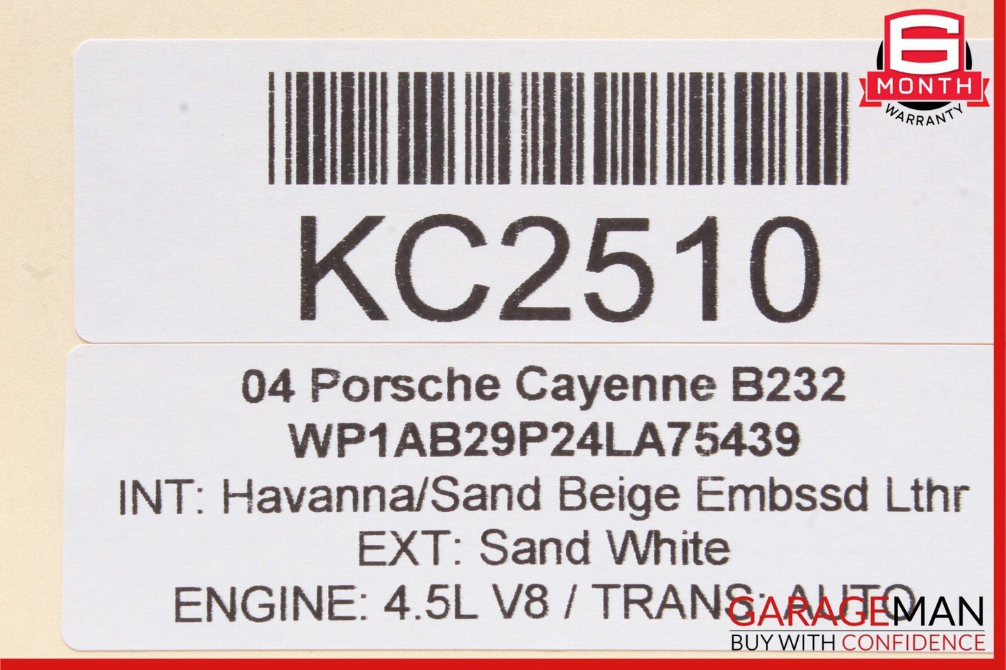 03-10 Porsche Cayenne 955 957 Front Right Side Seat Adjustment Memory Module OEM