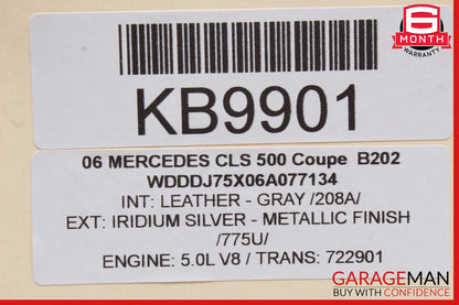 06-08 Mercedes W219 CLS500 CLS550 Parktronic Control Module PDC 2195450332 OEM