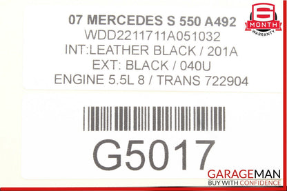 07-09 Mercedes W221 S550 Logic 7 Front Left & Right Door Speaker Speakers Set
