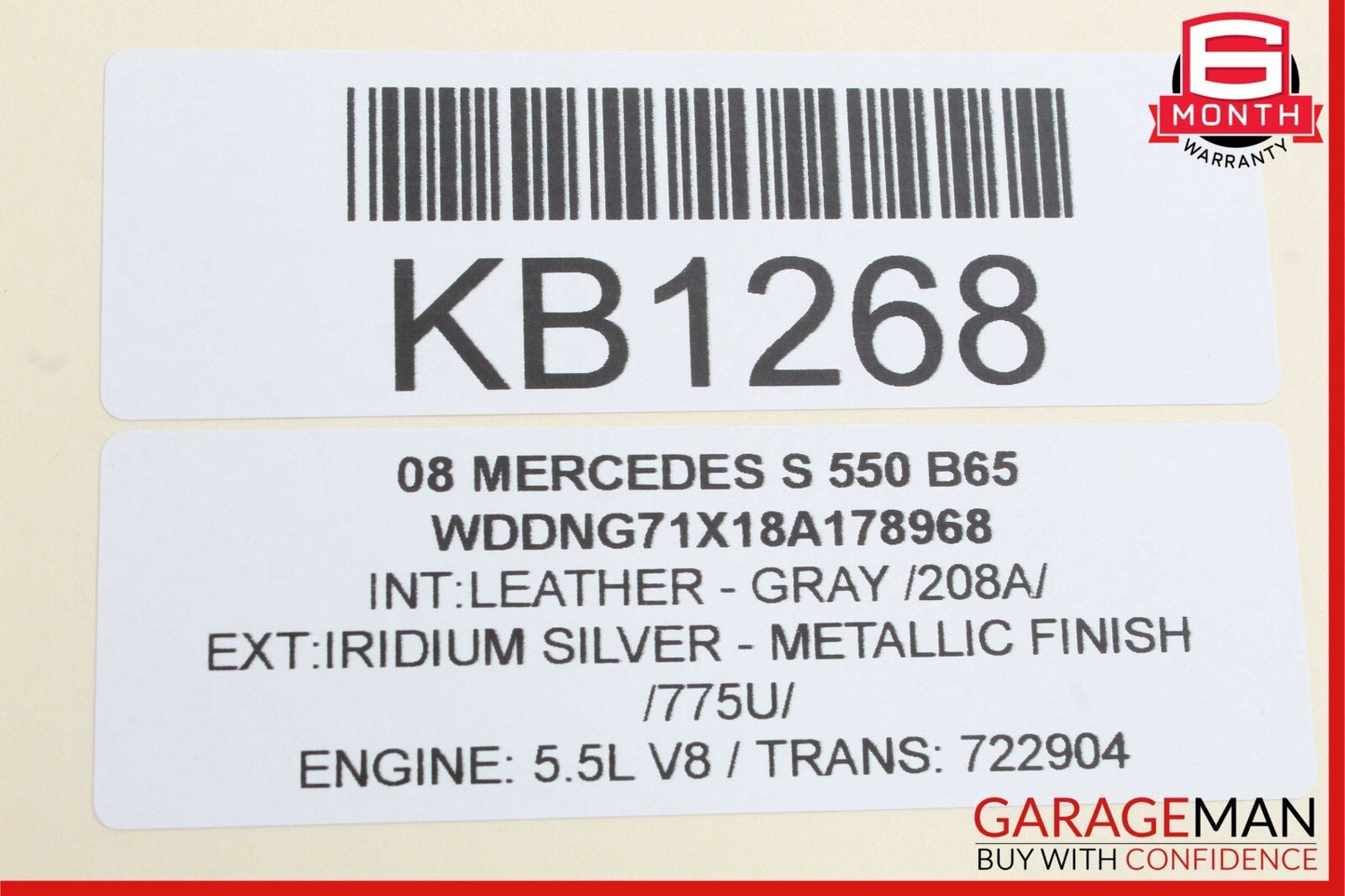 07-13 Mercedes W221 S550 S400 Rear Left Exterior Door Handle Keyless Go OEM