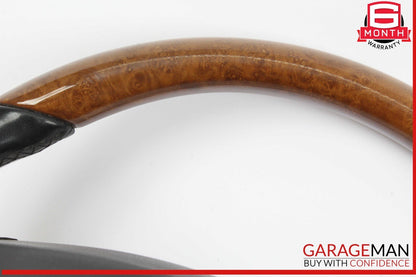 09-12 Mercedes R171 SLK300 SL550 SLK350 3 Spoke Steering Wheel Wood OEM