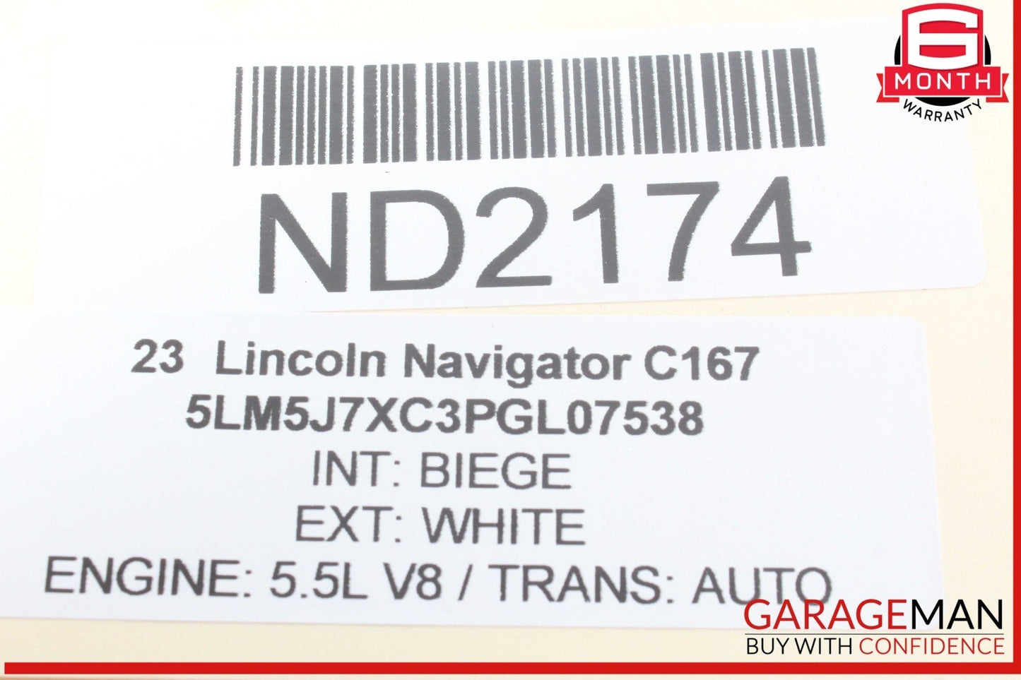 20-24 Lincoln Aviator Front Left Driver Side Window Regulator Motor CM094020C
