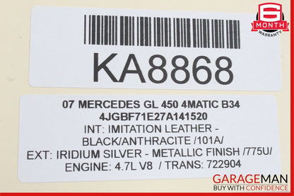 03-09 Mercedes GL450 SLK350 ML450 Sirius Satellite Radio Receiver Module Unit