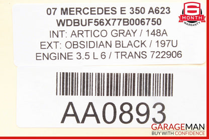 07-09 Mercedes W211 E350 E550 Rear Right Passenger Taillight Tail Light Lamp