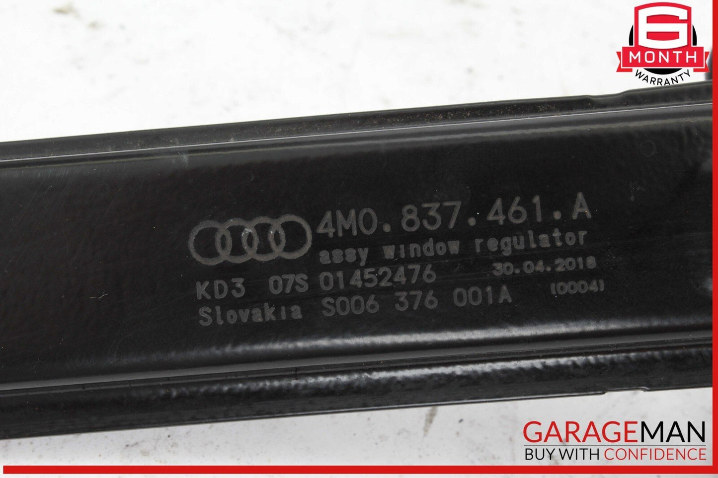 17-24 Audi Q7 Front Left Driver Side Window Regulator Motor 4M0837461A OEM