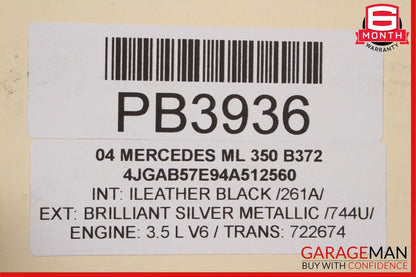 98-05 Mercedes W163 ML320 ML350 Engine Cooling Radiator AC A/C Condenser Assy