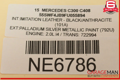 15-20 Mercedes W205 C300 Front Right Side Seat Control Switch Module OEM