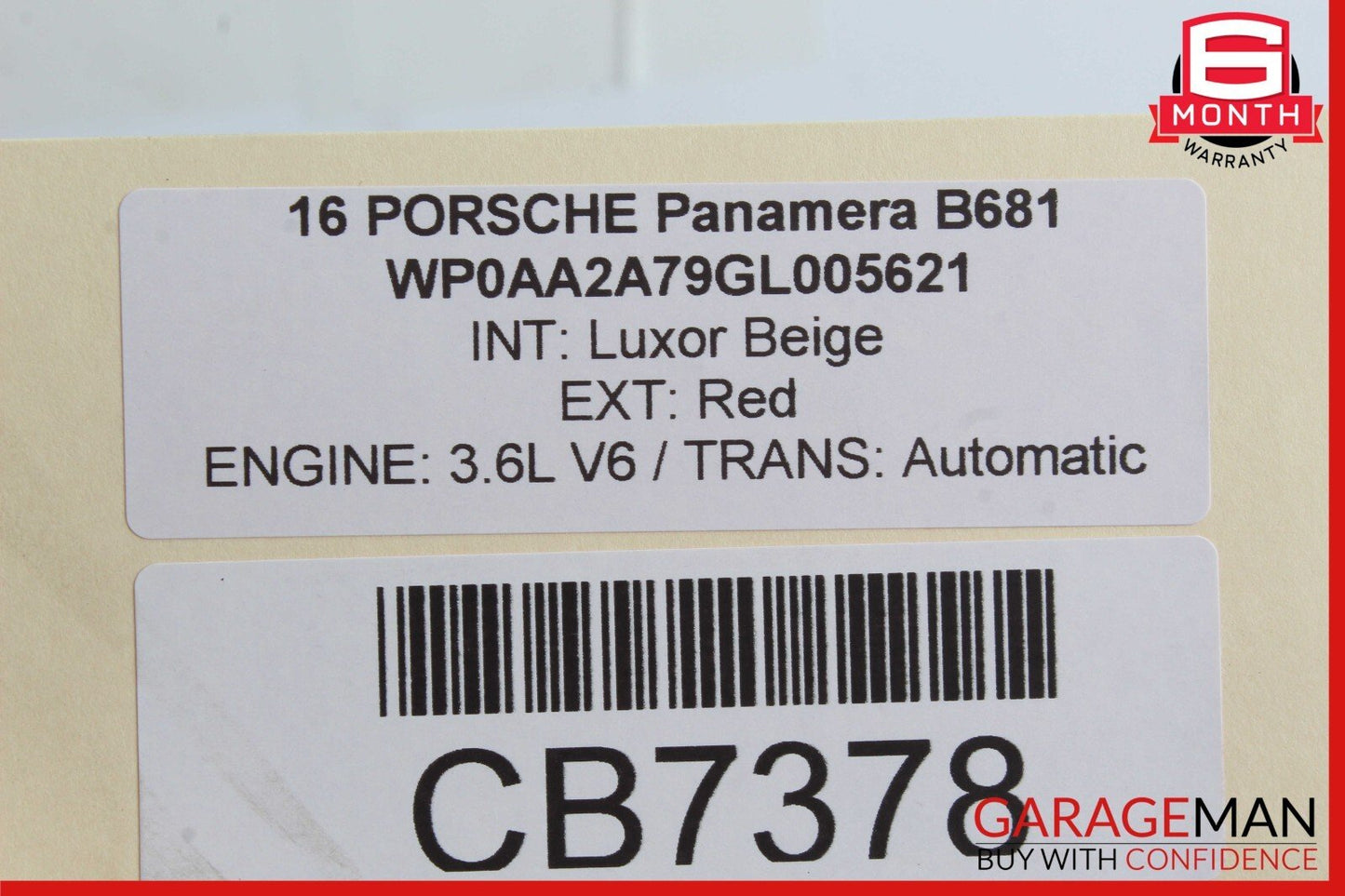 10-16 Porsche Panamera 970 Rear Right / Left Upper Suspension Control Arm