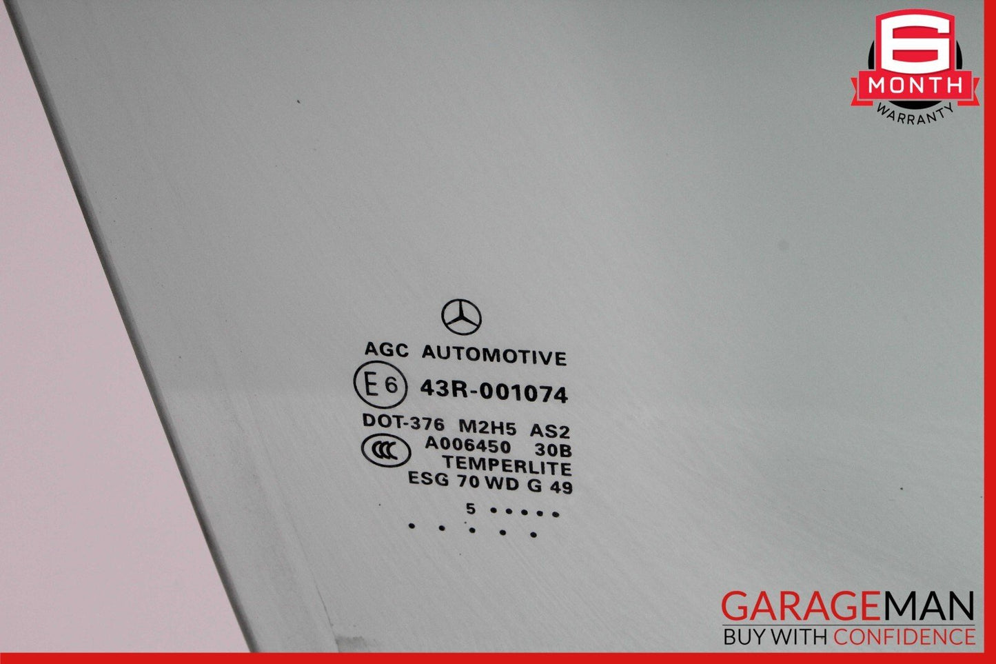 12-19 Mercedes X166 GL450 GLE43 AMG GLS550 Front Right Door Window Glass Clear