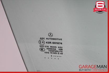 12-19 Mercedes X166 GL450 GLE43 AMG GLS550 Front Right Door Window Glass Clear