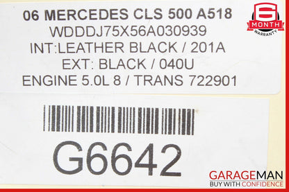 03-11 Mercedes W219 CLS500 E320 Rear Overhead Dome Light Gray 2118202001 OEM